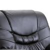 vidaXL Reclining Chair Black Faux Leather