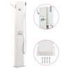 vidaXL Garden Shower Faucet 110 cm Stainless Steel