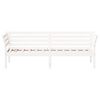 vidaXL Day Bed without Mattress White 90x200 cm Solid Wood Pine