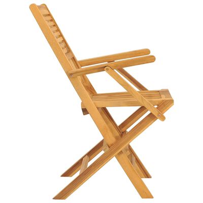 vidaXL Folding Garden Chairs 2 pcs 55x62x90 cm Solid Wood Teak