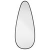 vidaXL Wall Mirror Black 60x25 cm