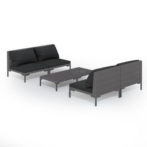 vidaXL Garden Lounge Set | Dark Grey