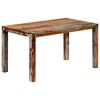 vidaXL Dining Table Grey 140x70x76 cm Solid Acacia Wood