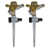 Impulse Sprinklers Garden Watering Zinc Metal Spike 2 pcs