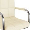 vidaXL Bar Stool Cream Fabric
