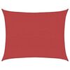 vidaXL Sunshade Sail 160 g/m&sup2; Red 6x7 m HDPE