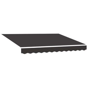 vidaXL Awning Replacement Fabric Grey 300x250 cm Polyester