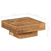 vidaXL Coffee Table Solid Reclaimed Wood 70x70x30 cm
