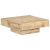 vidaXL Coffee Table 80x80x28 cm Solid Mango Wood