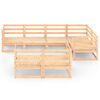 vidaXL 7 Piece Garden Lounge Set Solid Pinewood
