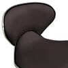 vidaXL Salon Spa Stool Brown Faux Leather