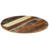 vidaXL Round Table Top 60 cm 15-16 mm Solid Reclaimed Wood