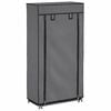 vidaXL Shoe Cabinet | Grey | Iron, Polypropylene | Medium | Lightweight