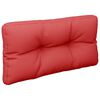vidaXL Pallet Cushion Red 80x40x12 cm Fabric