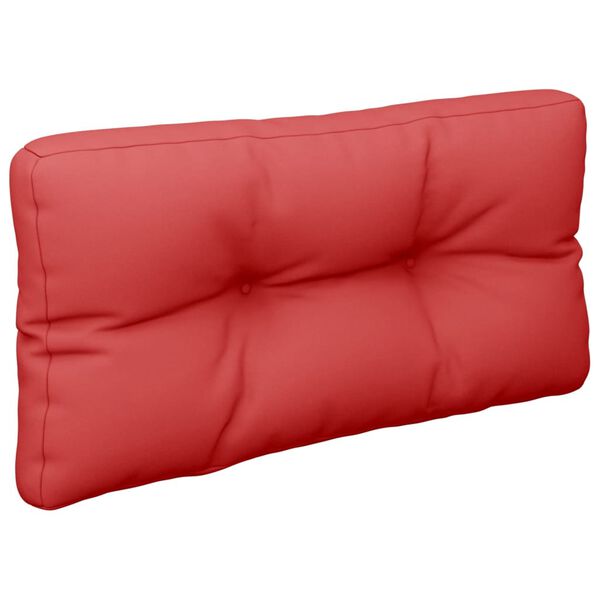 vidaXL Pallet Cushion Red 80x40x12 cm Fabric