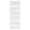 Plisse Blind 50x125cm White Pleated Blind