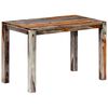 vidaXL Dining Table Grey 118x60x76 cm Solid Acacia Wood