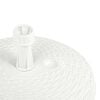 vidaXL Umbrella Base Sand/Water Filled 20 L White Plastic Rattan