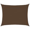 vidaXL Sunshade Sail 160 g/m&sup2; Brown 6x7 m HDPE