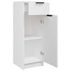vidaXL Bathroom Cabinet White 32x33.5x90 cm Engineered Wood