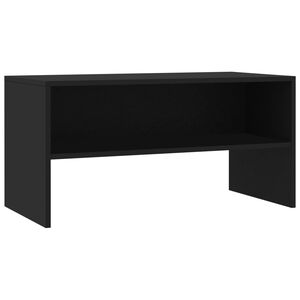 vidaXL Tv Cabinet | Black | Engineered wood | 80x40x40 cm | TV Cabinet