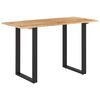 vidaXL Dining Table 118x58x76 cm Solid Acacia Wood