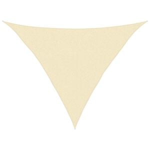 vidaXL Sunshade Sail 160 g/m&sup2; Cream 2,5x2,5x3,5 m HDPE