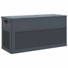 vidaXL Garden Storage Box 320 L Anthracite
