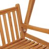 vidaXL Swing Bench 170 cm Solid Teak Wood