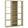 vidaXL Room Divider/Book Cabinet Sonoma Oak 100x24x140 cm Engineered Wood