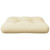 vidaXL Pallet Cushion Cream 60x61.5x10 cm Fabric