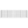 vidaXL Gabion Raised Bed Galvanised Steel 360x50x100 cm