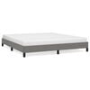 vidaXL Bed Frame without Mattress Dark Grey 180x200 cm Fabric