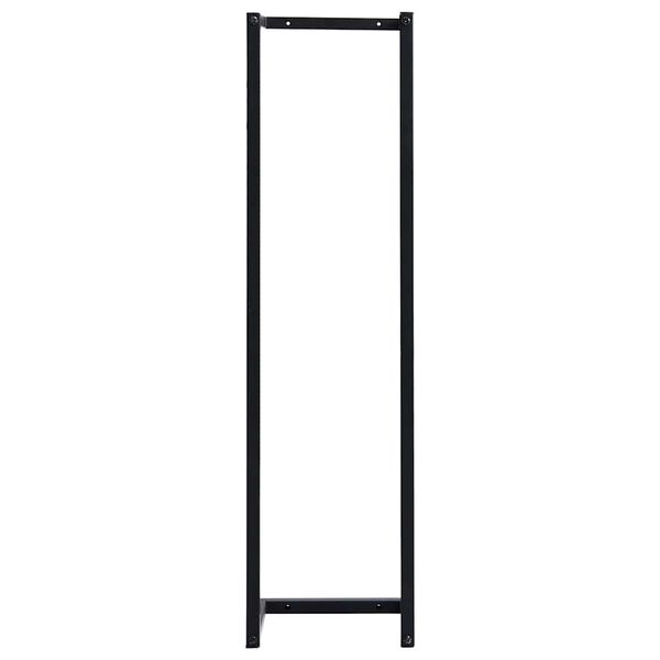 vidaXL Towel Rack Black 25x20x95 cm Iron