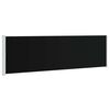 vidaXL Patio Retractable Side Awning 180x614 cm Black