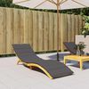 vidaXL Sun lounger cushions Oxford fabric (100% polyester) Anthracite