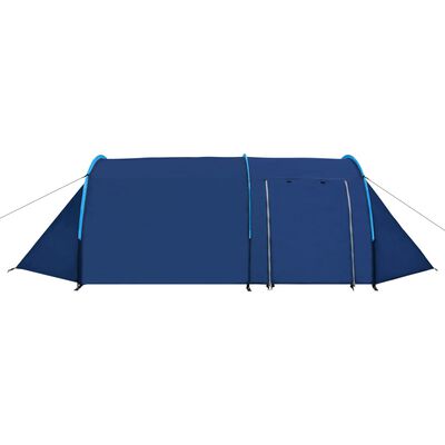 vidaXL Camping Tent 4 Persons Navy Blue/Light Blue