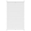 Plisse Blind 90x100cm White Pleated Blind