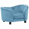vidaXL Dog Sofa Turquoise 69x49x40 cm Plush
