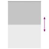vidaXL Roller blind blackout 144.4x230 cm Fabric Width 140 cm grey