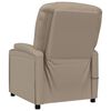 vidaXL Massage Chair Cappuccino Faux Leather