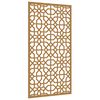 vidaXL Garden Wall Decoration 105x55 cm Corten Steel Moorish Design