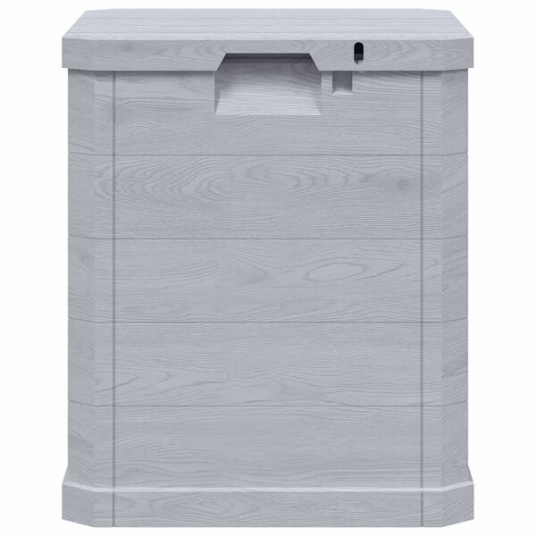 vidaXL Garden Storage Box 90 L Light Grey
