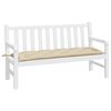 vidaXL Garden Bench Cushion Beige 150x50x7 cm Oxford Fabric