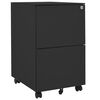 vidaXL Mobile File Cabinet Anthracite 39x45x67 cm Steel