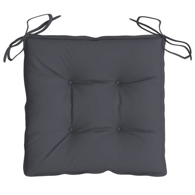 vidaXL Chair Cushions 2 pcs Anthracite 40x40x7 cm Oxford Fabric