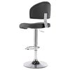 vidaXL Bar Stool Grey Faux Leather