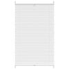 Plisse Blind 90x100cm White Pleated Blind