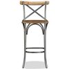 vidaXL Bar Stool Solid Mango Wood