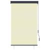 vidaXL Outdoor Roller Blind 100x250 cm Cream
